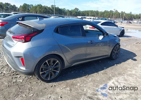 2019 Hyundai Veloster 2.0 Premium from USA, damaged, VIN KMHTG6AF2KU007442